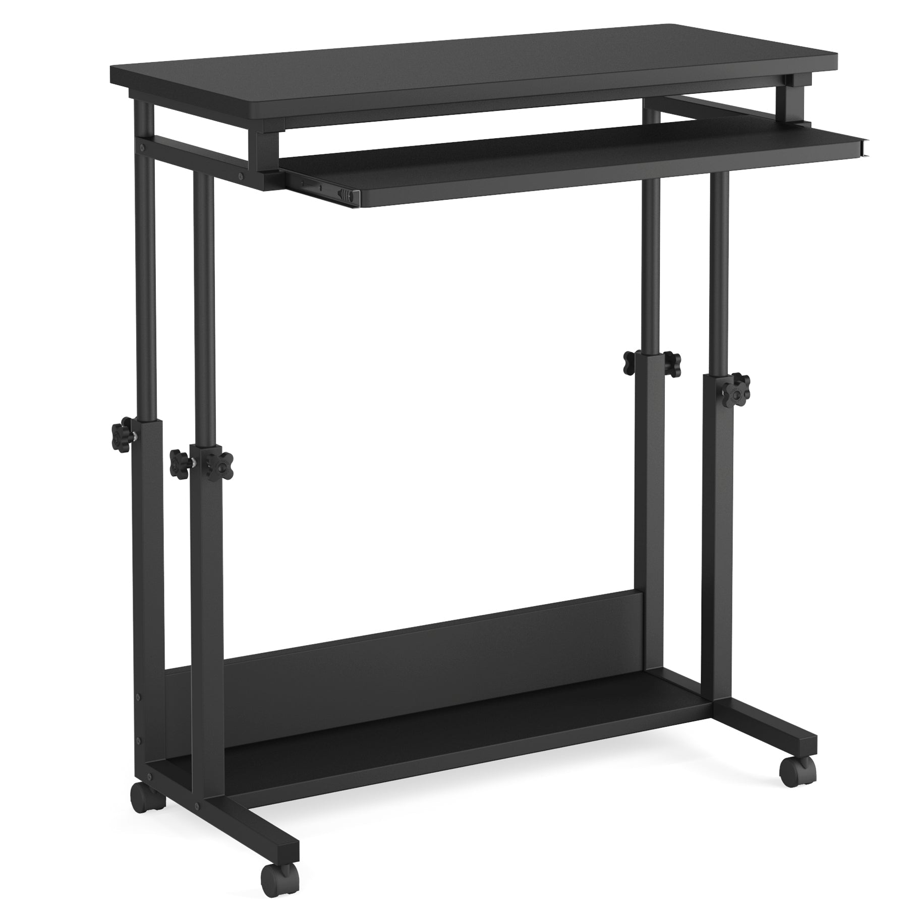 Tribesigns Height Adjustable Desk, Rolling Standing Desk Portable Desk Tribesigns